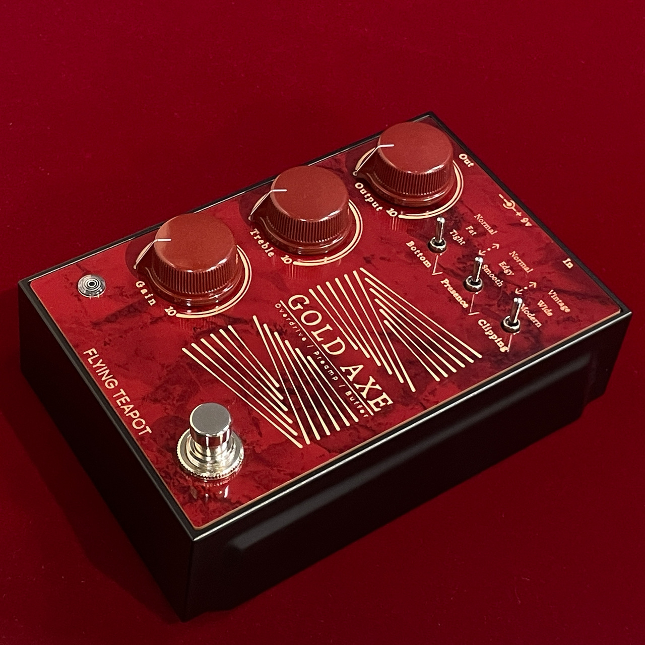 ギター Flying Teapot Gold Axe flyingteapotより、オーバードライブ