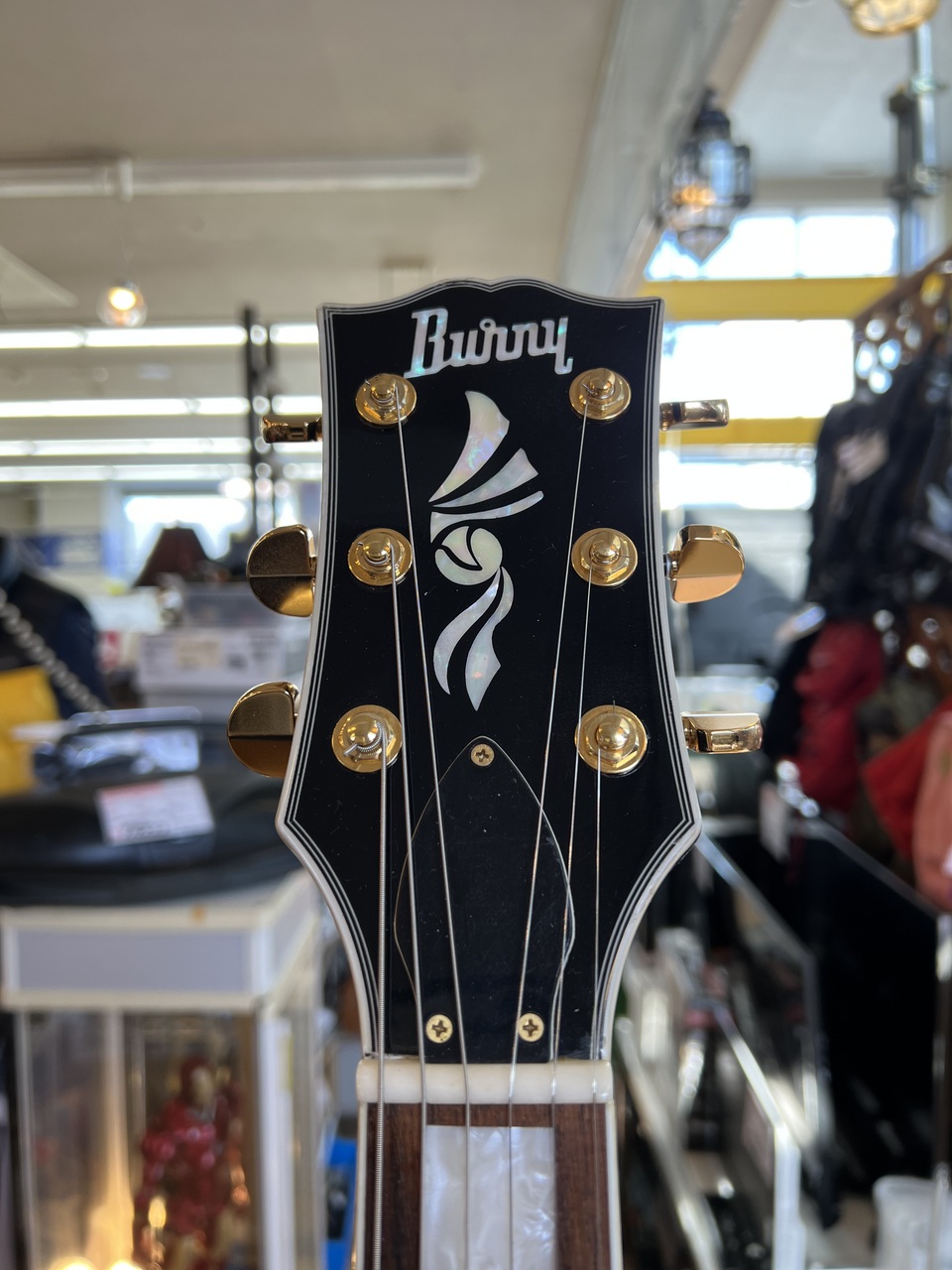 Burny 軽量レスポール GOTOHグローバータイプペグ ゴールド ゴトー