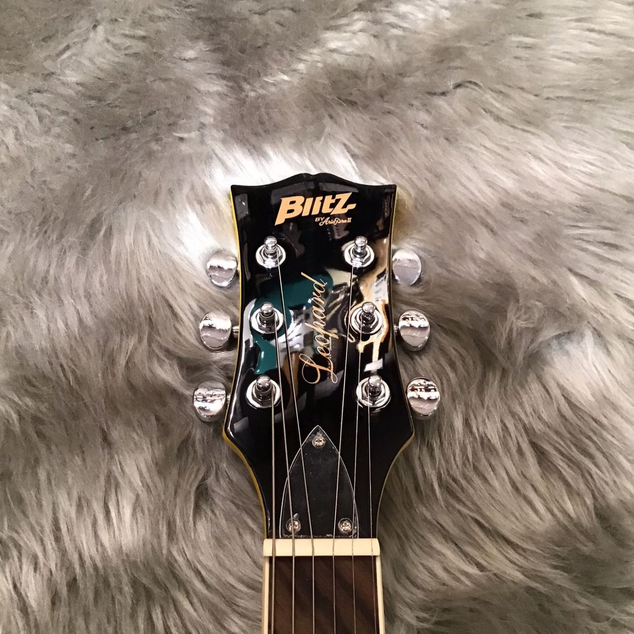 Blitz by Aria Pro II オンライン Leopard レスポールタイプ エレキ