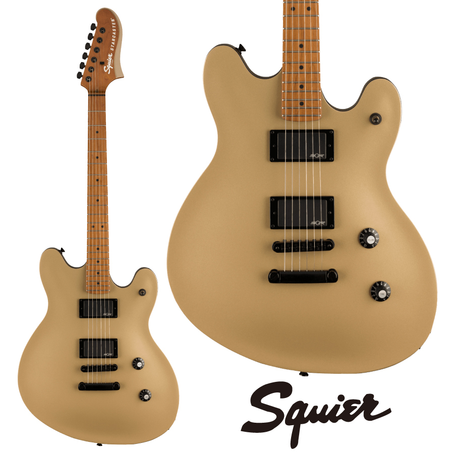 Squier by Fender Contemporary Active Starcaster - Shoreline Gold