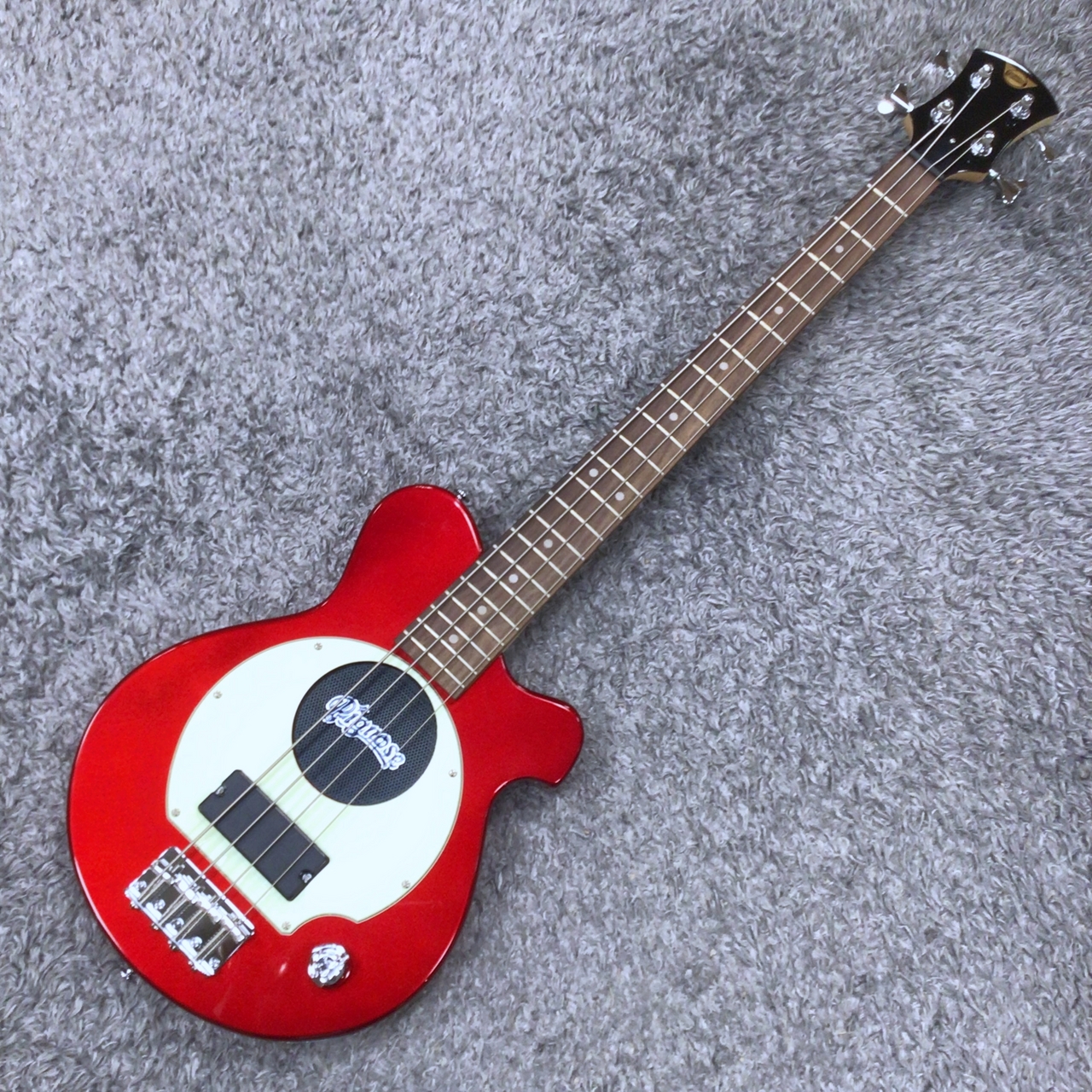 Pignose PGB-200 CA(Candy Apple Red)【アンプ内臓コンパクトベース