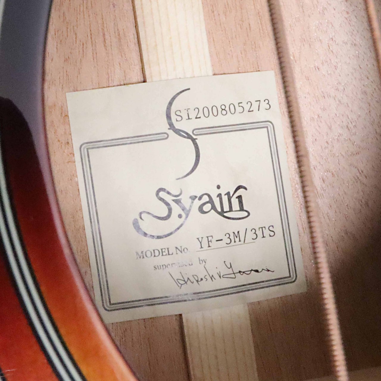 S.Yairi YF-3M 3TS（新品特価）【楽器検索デジマート】