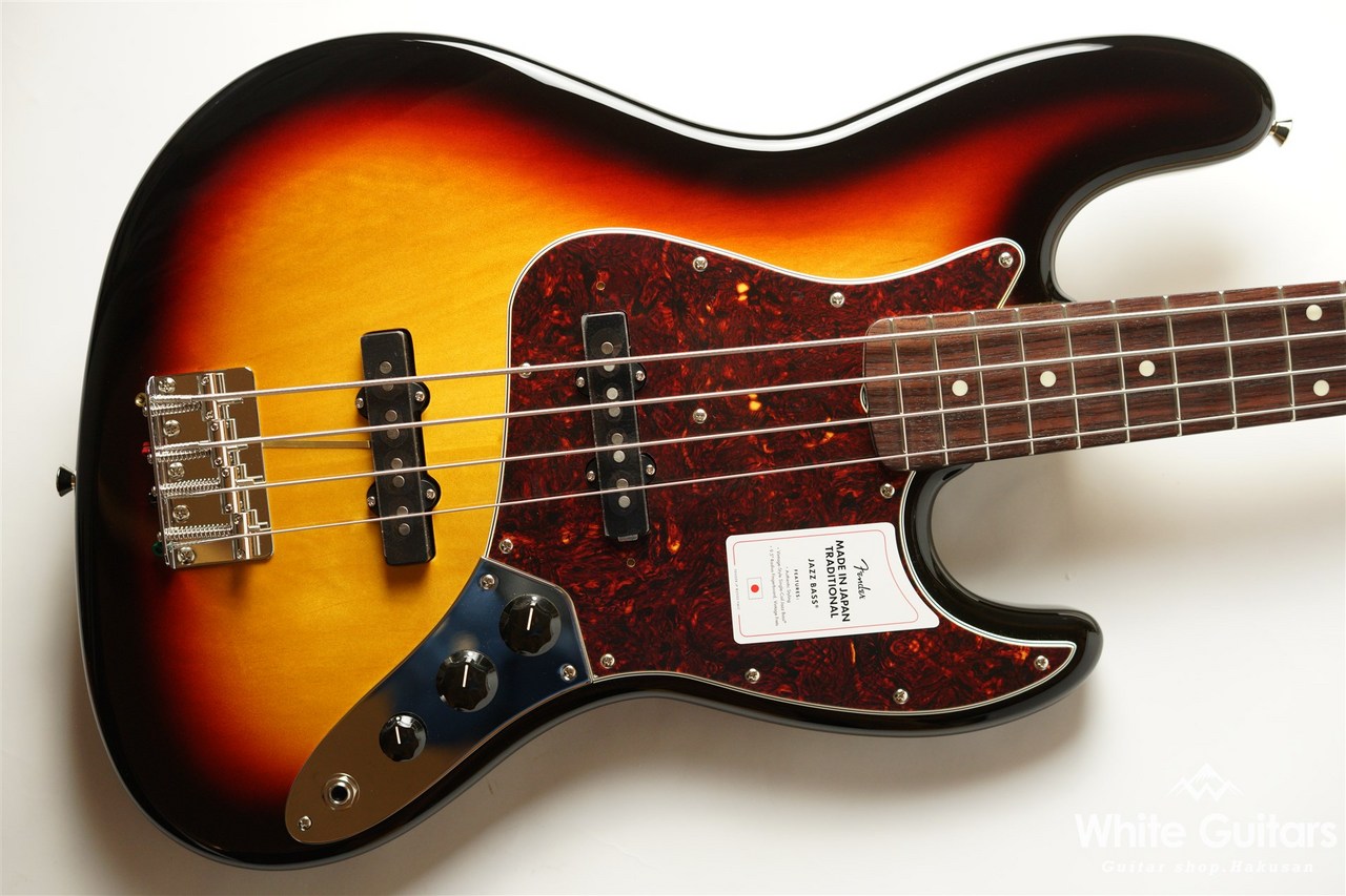 Fender Made in Japan Traditional 60s Jazz Bass - 3-Color Sunburst
