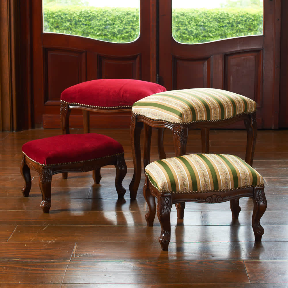 イタリア製クラシックシリーズ スツール 幅47cm奥行36cm高さ47cm 通販