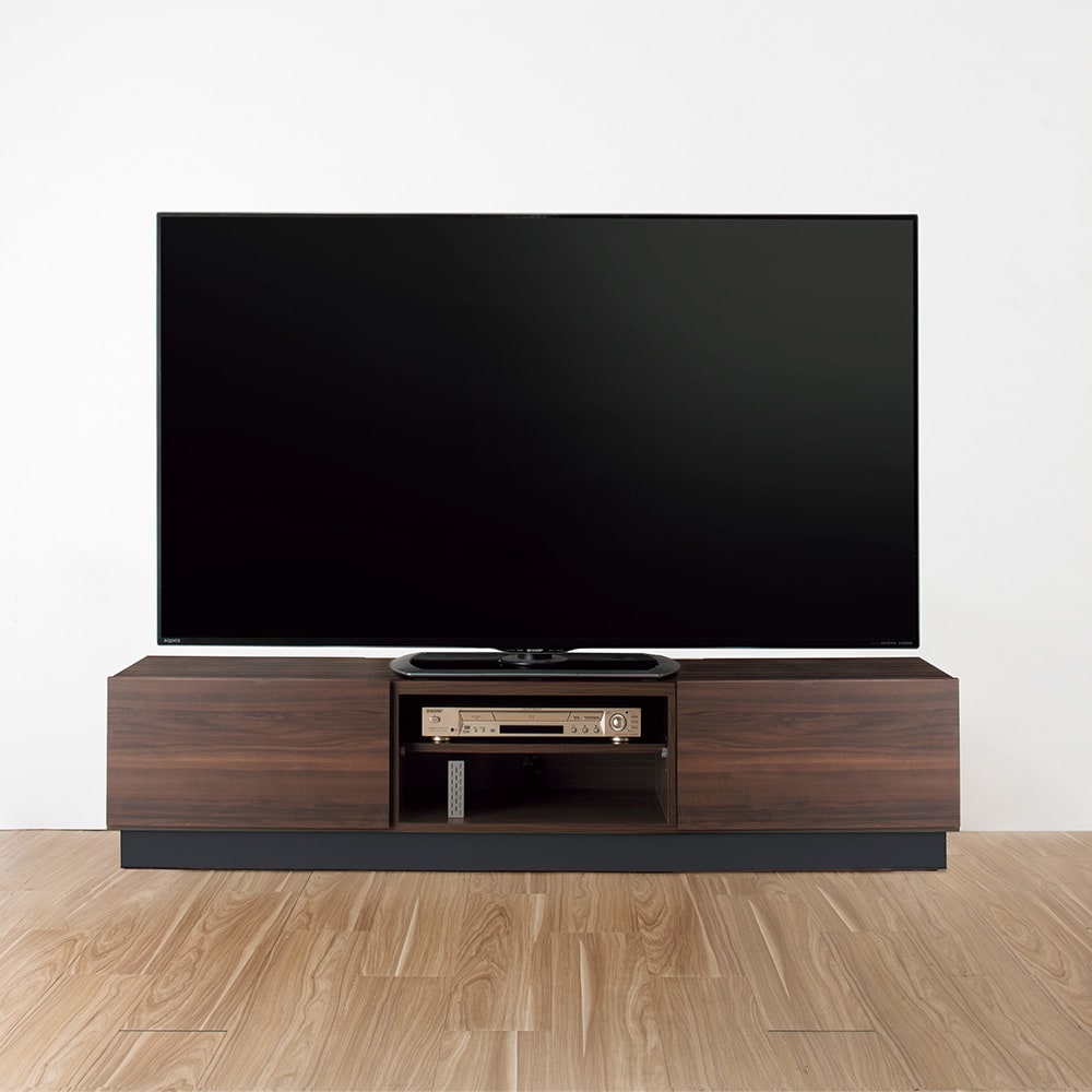 ダークブラウン アウトレット スラットデザイン テレビ台 ダーク