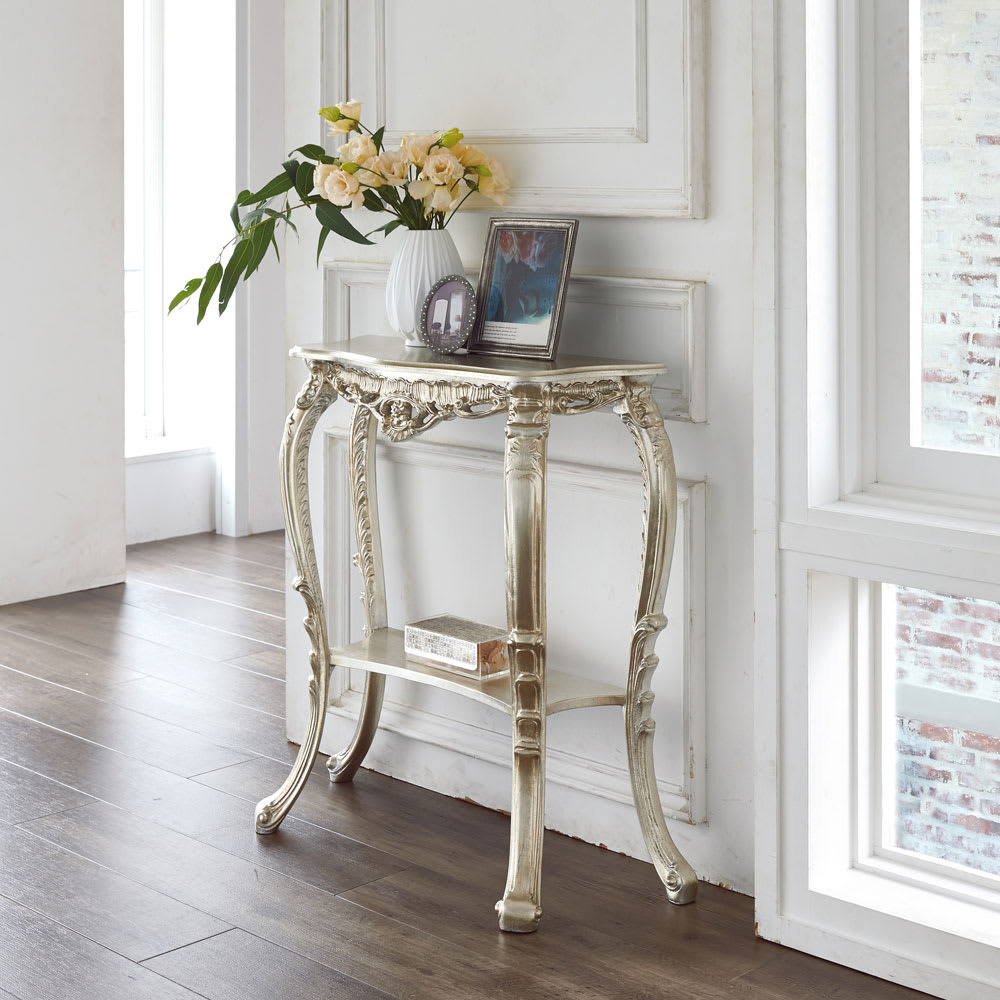 イタリア製 2024 大理石 花台 猫足コンソールテーブル コーナー用