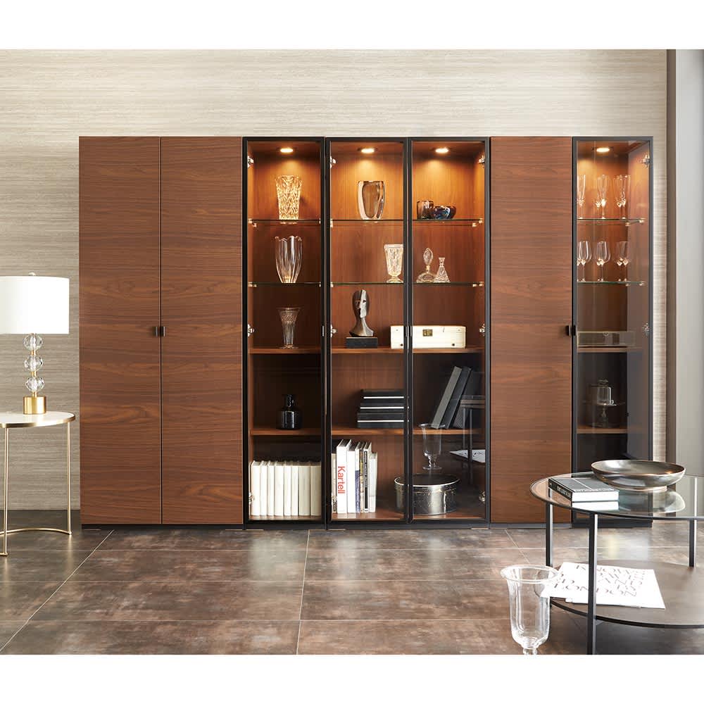 ジュエリーキャビネット アクセサリーキャビネット ガラス扉 鏡 大容量