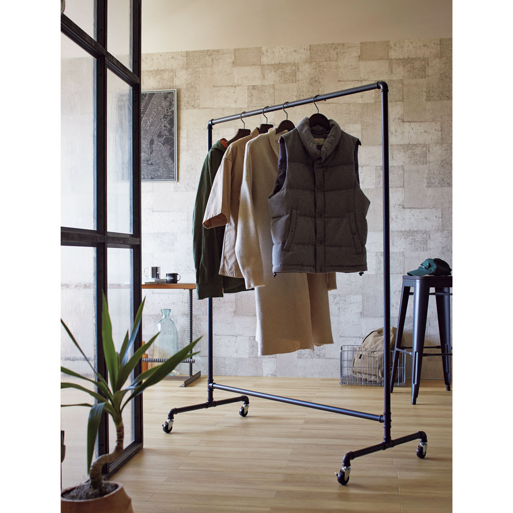 Najico ナジコ ヴィンテージ 木製 スーツハンガー ラック 洋服掛け