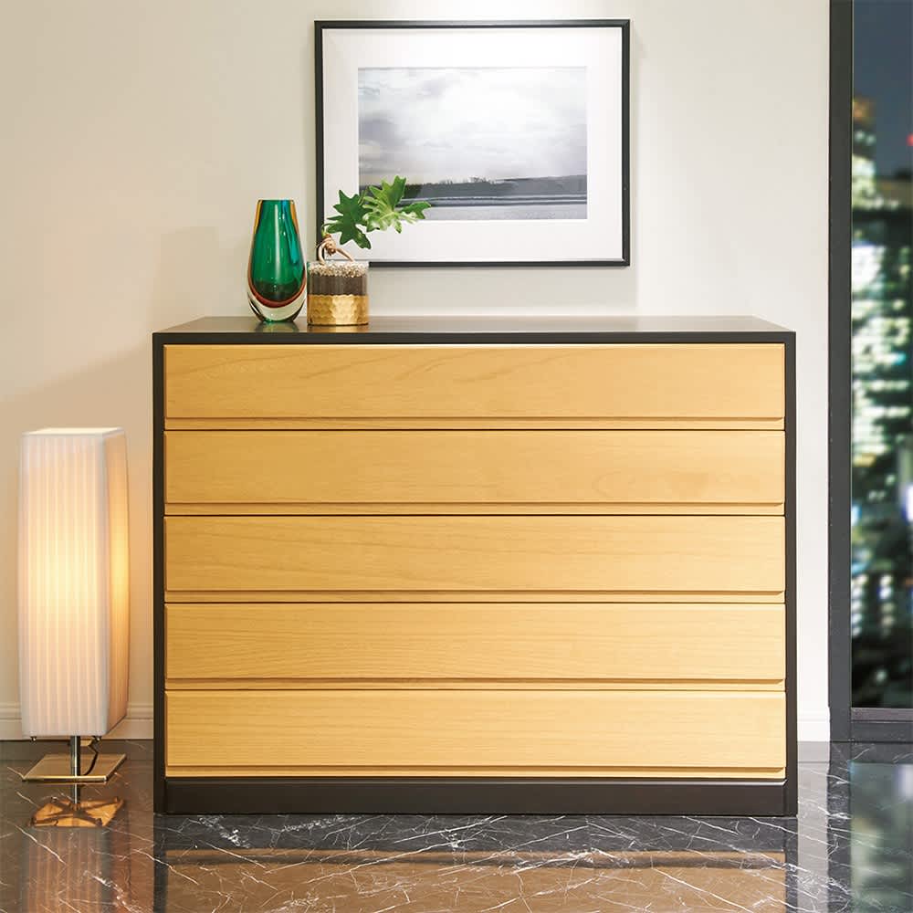 和モダン桐箪笥 衣類収納5段 通販 - ディノス