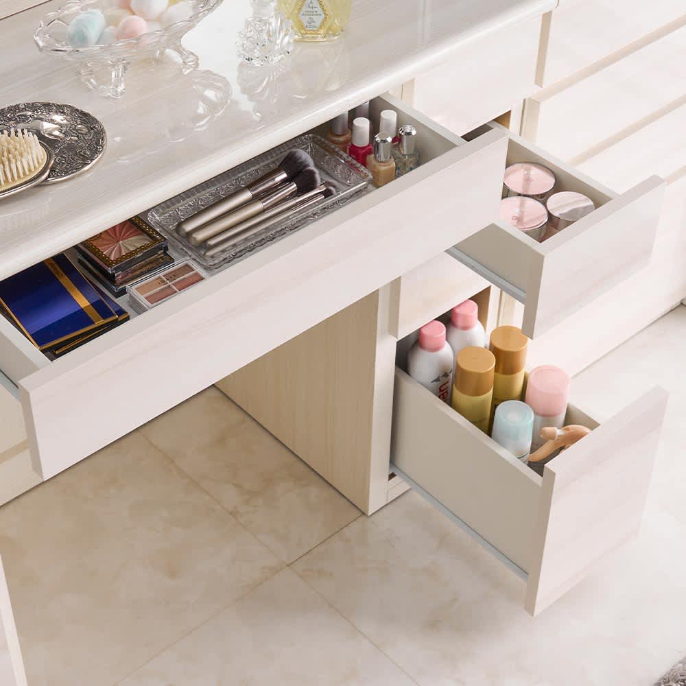 NEWモデル‐LEDライト付きドレッサーシリーズ ドレッサー 幅78.5cm 通販