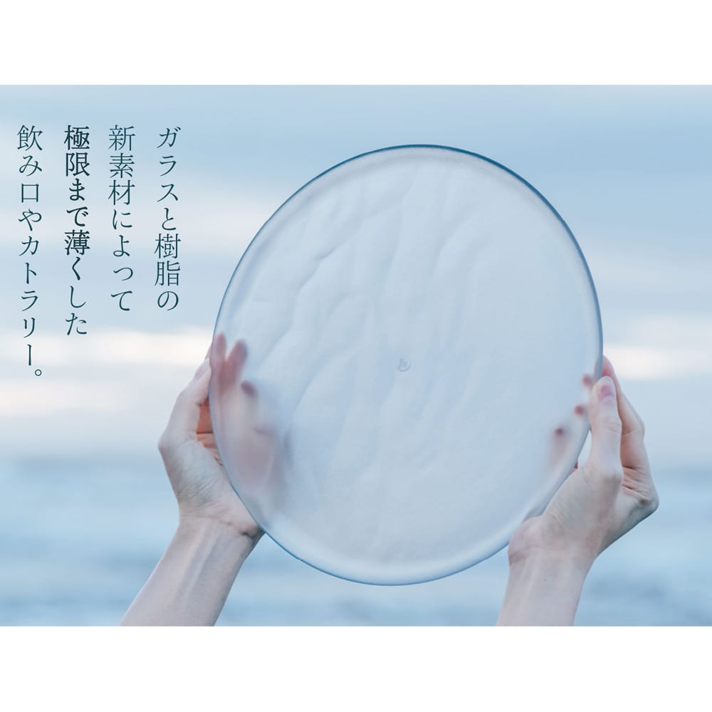 ARAS ウェーブ 大皿27.5cm ガラス調 割れないお皿 1枚 通販 - ディノス