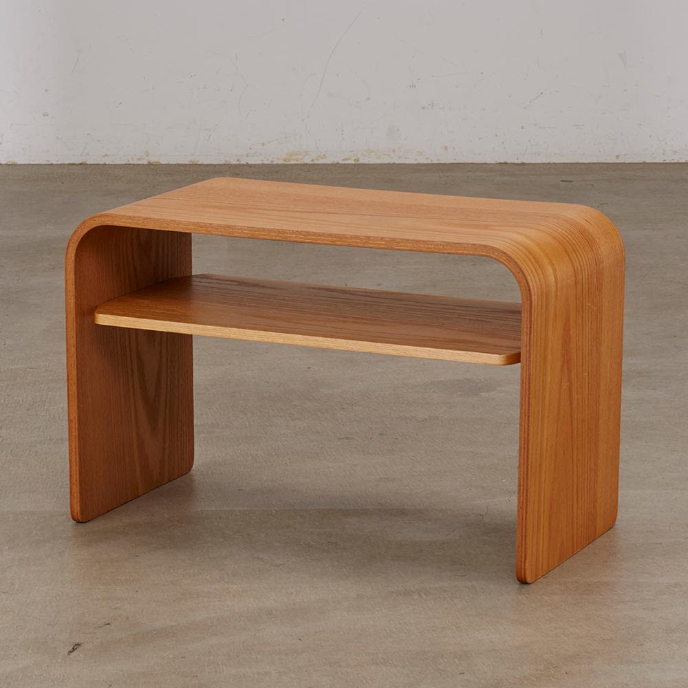 モダン 2WAY 曲木 サイドテーブル 収納 スツール ミッドセンチュリー