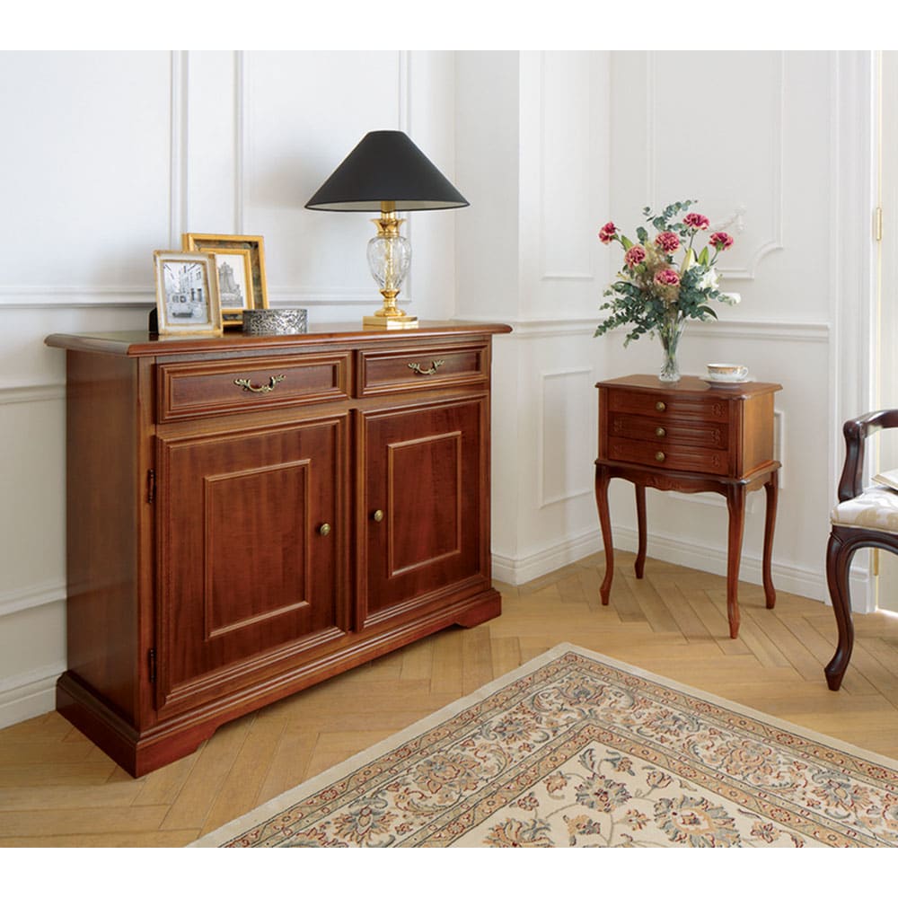 送料込み◎サイドチェスト Sri Tokai 東海家具 国産 猫足 アンティーク