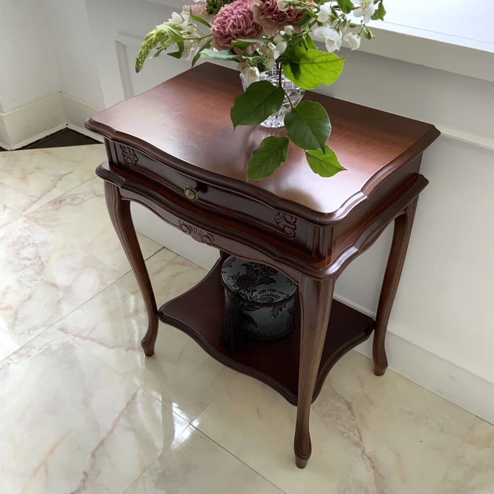 Cherry Queen Anne 猫脚 コンソール テーブル サイドテーブル Cherry