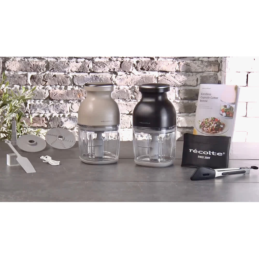 recolte cordless cutter bonne コードレス 黒 正規品販売店】recolte