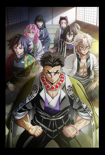 鬼滅の刃柱稽古編 スクラッチ 大当たり ビッグキャンバスボード