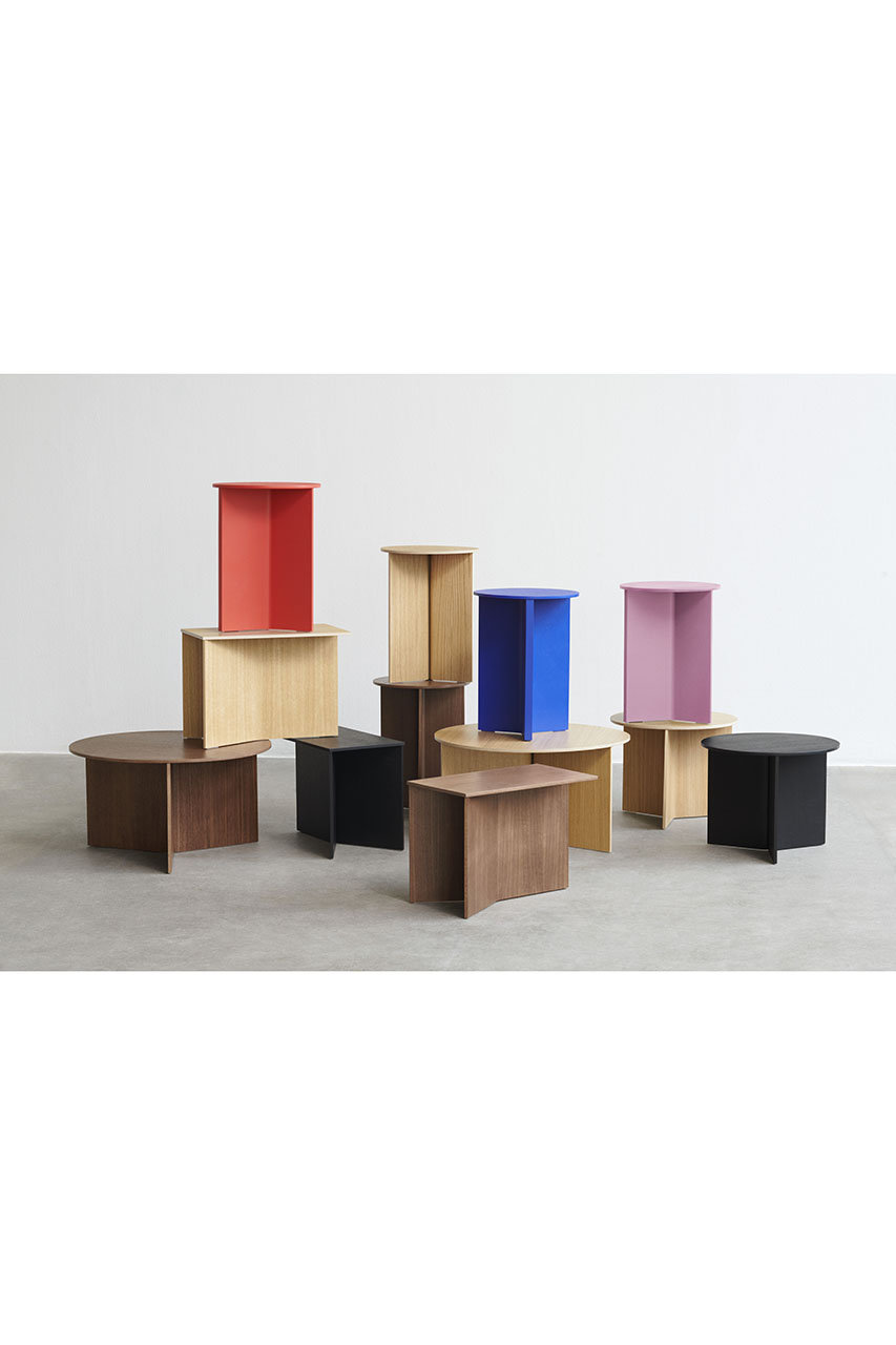HAY(ヘイ)｜SLIT TABLE WOOD HIGH【メーカー取り寄せ】/キャンディ