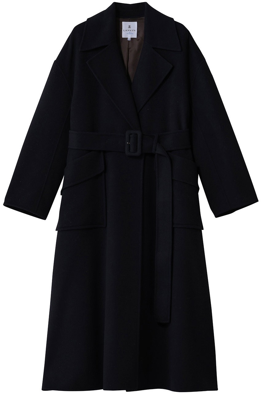 LANVIN en Bleu(ランバン オン ブルー)｜ウールリバーフレアコート