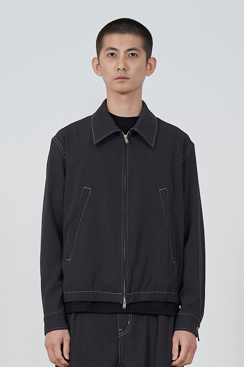 YOKE FRONT ZIP BLOUSON YK25SS0906B
