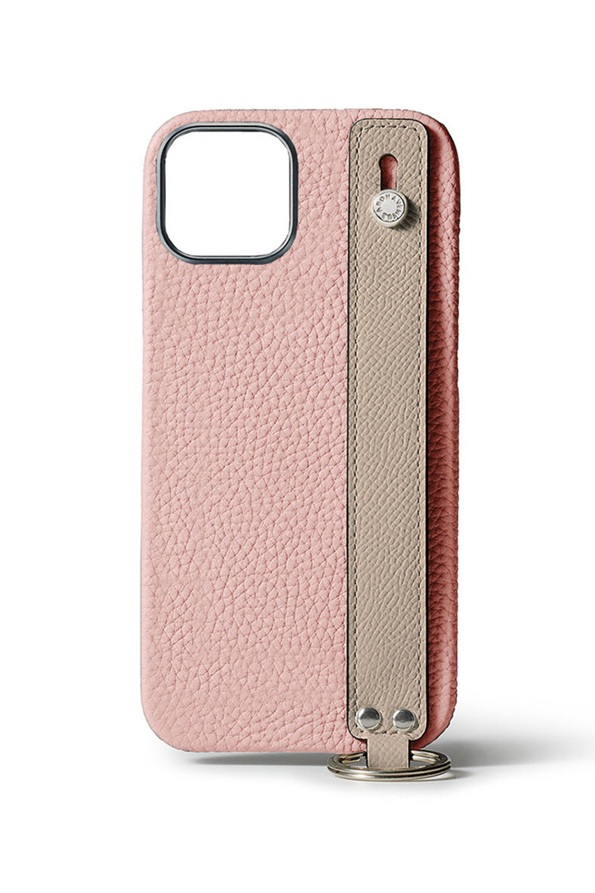 BONAVENTURA 手帳型 iPhone15plusケース ピンク BONAVENTURA 手帳型