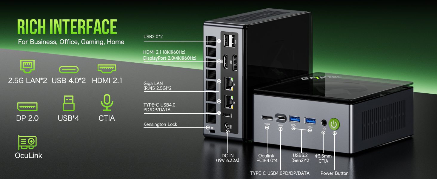 GMKtec AMD Ryzen 7 PRO 6850H Mini PC--NucBox M7 299.99