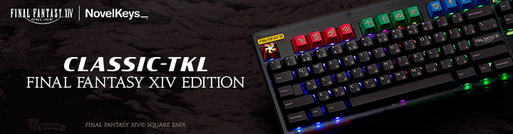 NovelKeys」FFXIVコラボレーションキーボード＆デスクパッド 予約受付