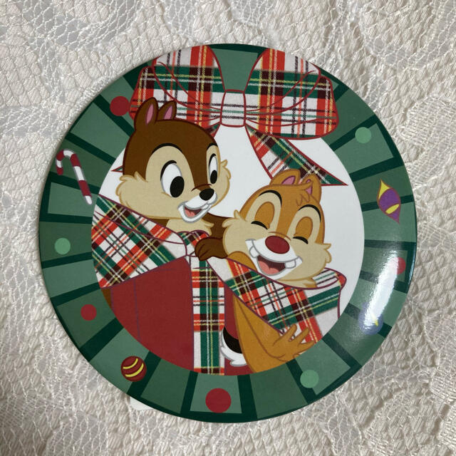 チップ&デール - チップとデール クリスマス 缶バッジ ディズニー