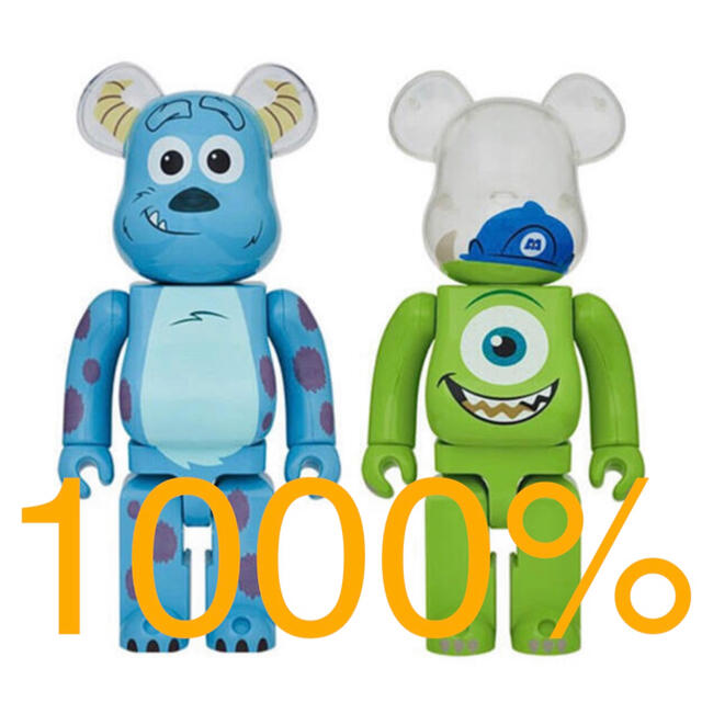 コレクション BE@RBRICK SULLEY／MIKE 1000% クリアファイル BE@RBRICK