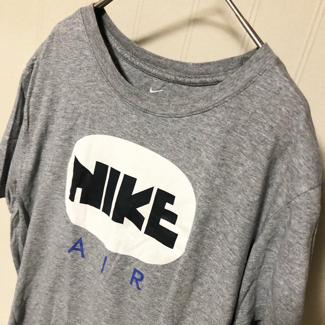 NIKE - 希少❗️NIKE ゴツナイキ センターロゴ Tシャツ グレー Mの通販