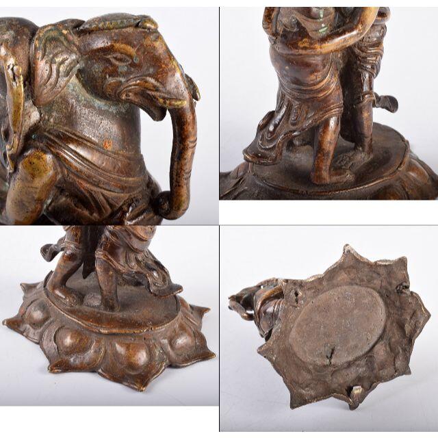 ♢仏教美術 インド 古仏 ガネーシャ 仏像 銅製 コレクション骨董品