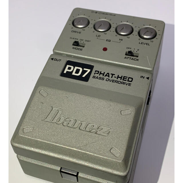 Ibanez PD-7 ベースディストーション 名機】Ibanez PD7 PHAT HED【過激