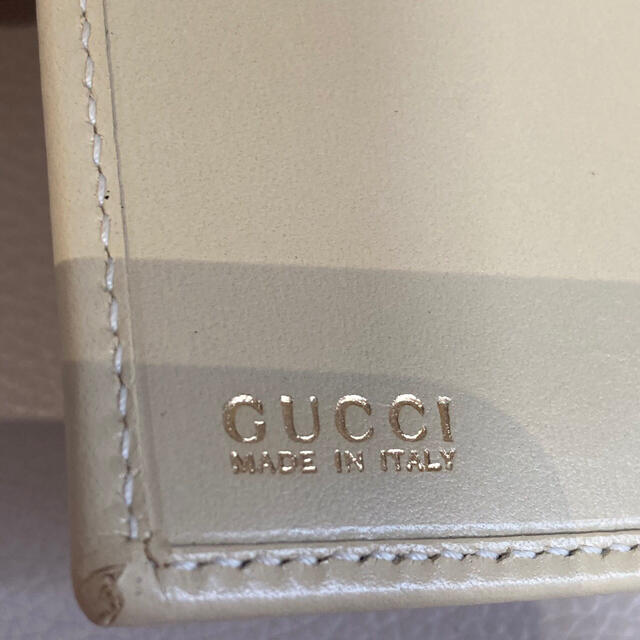 GUCCI - GUCCI オールドグッチ ゴールド金具 二つ折り財布 極美品☆の