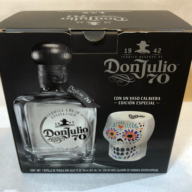 テキーラ 死者の日限定品 Don Julio ドンフリオ 70周年記念ボトル - 酒