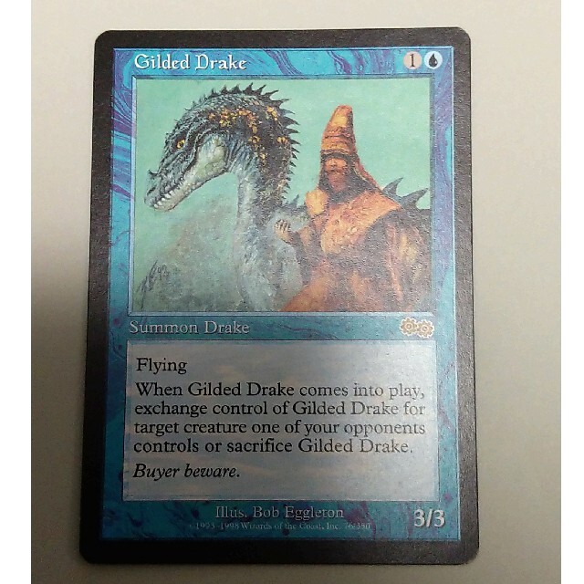 MTG 金粉のドレイク／Gilded Drake USG 英語 金粉のドレイク 英語 B