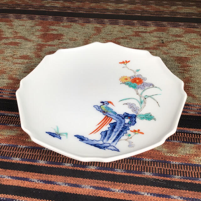 元染付け ホーム＆キッチン !小畑仁 柿右衛門様式 特大 花瓶 共き 有田焼