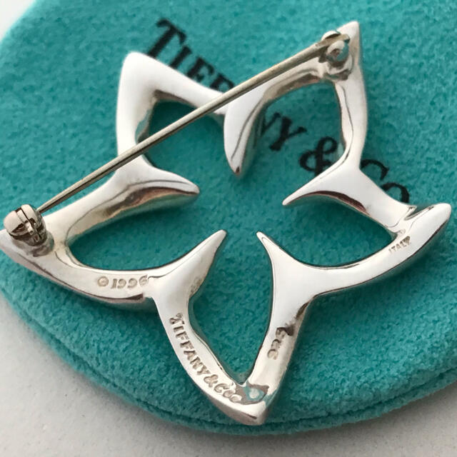 ティファニープルメリアブローチ925 Vintage 美品