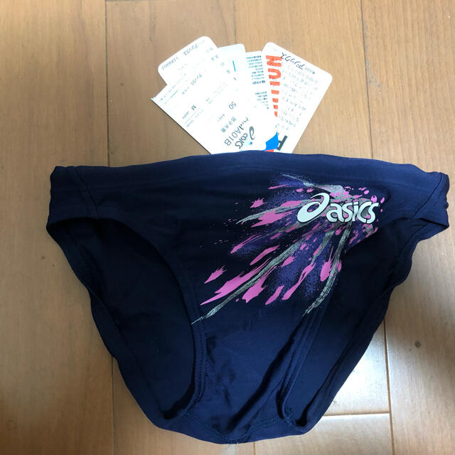 ASICS 競泳水着 Mサイズ／グレー Yahoo!オークション -「競泳水着