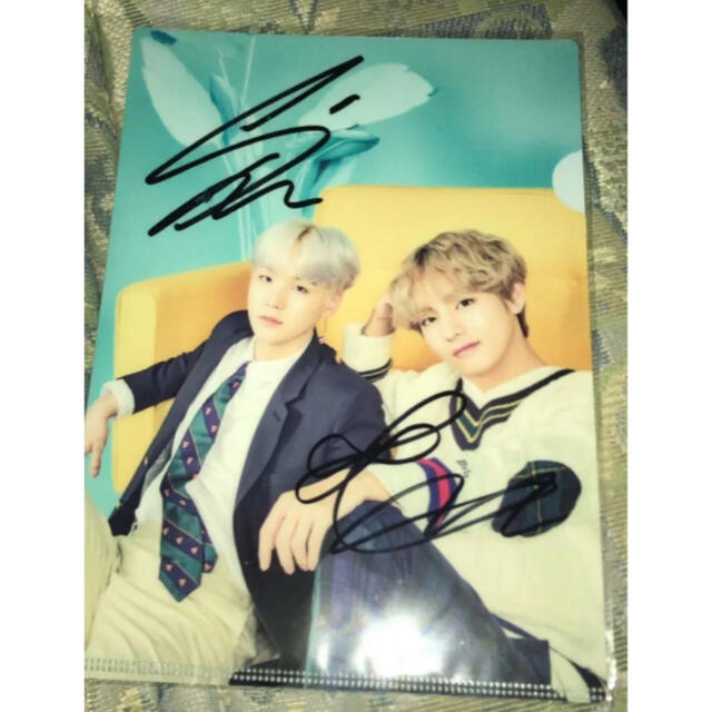 防弾少年団 BTS Happy Ever After クリアファイル サイン入り BTS