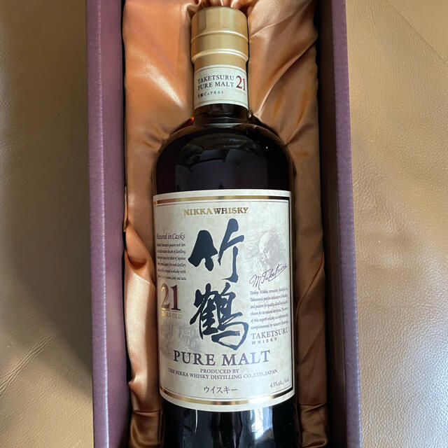 未開栓 NIKKA ニッカ 竹鶴 21年 ピュアモルト ウイスキー 700ml