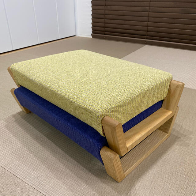 オシャレで可愛い座椅子（Zagaku01）グリーン オシャレで可愛い座椅子