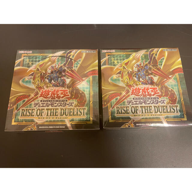 遊戯王 ライズオブザデュエリストシュリンク付き6box 遊戯王 ライズ