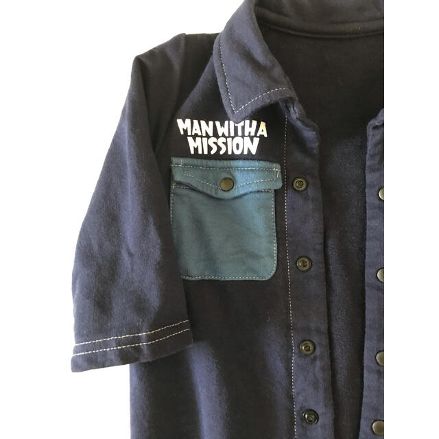 MAN WITH A MISSION - マンウィズ☆ツナギ戦闘服(ベビー)70サイズの