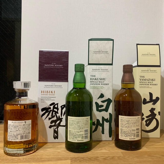 サントリーウイスキー 山崎 白州 響 3本セット