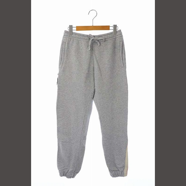 グッチ GUCCI テクニカルジャージースウェットパンツ ジョガー XS グレー