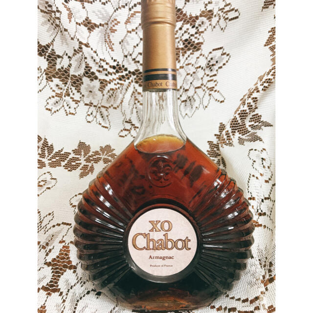 未開栓 シャボー XO アルマニャック ブランデー Chabot 青陶器 替栓付