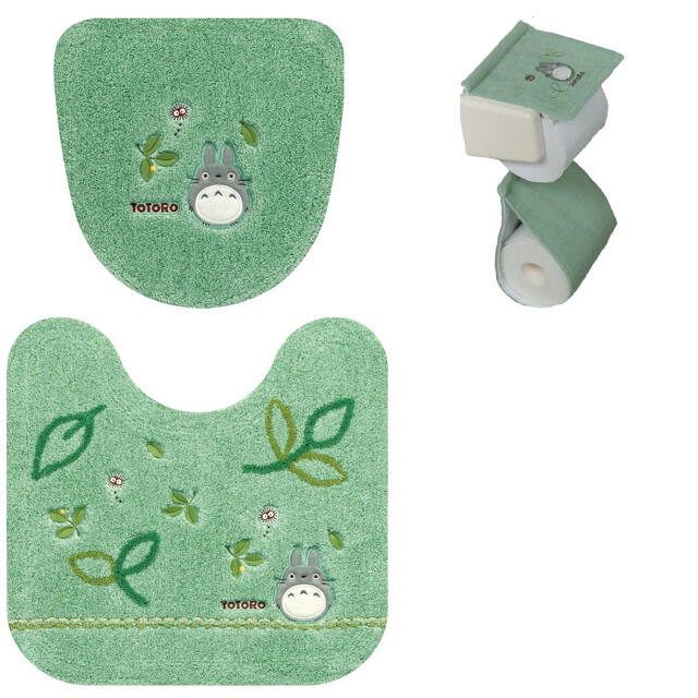 トトロ トイレ3点セット となりのトトロ トイレマット セット 3点 新品