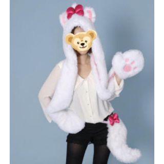 TDR マリーちゃん マフラーキャップ ファンキャップ ディズニーランド