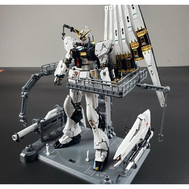 RG 1/144 解体匠機 RX-93 νガンダム様式整備台HG 1/144汎用の通販 by