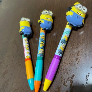 USJ - USJ ミニオンʕʘ̅͜ʘ̅ʔボールペン3本セットの通販 by さおりんご's