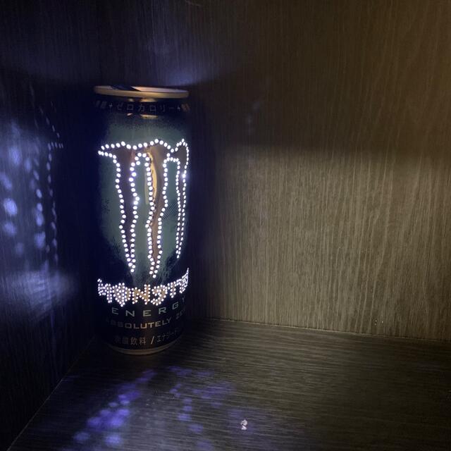 モンスター 空き缶 インテリアライト クリスマスにもの通販 by ゆず